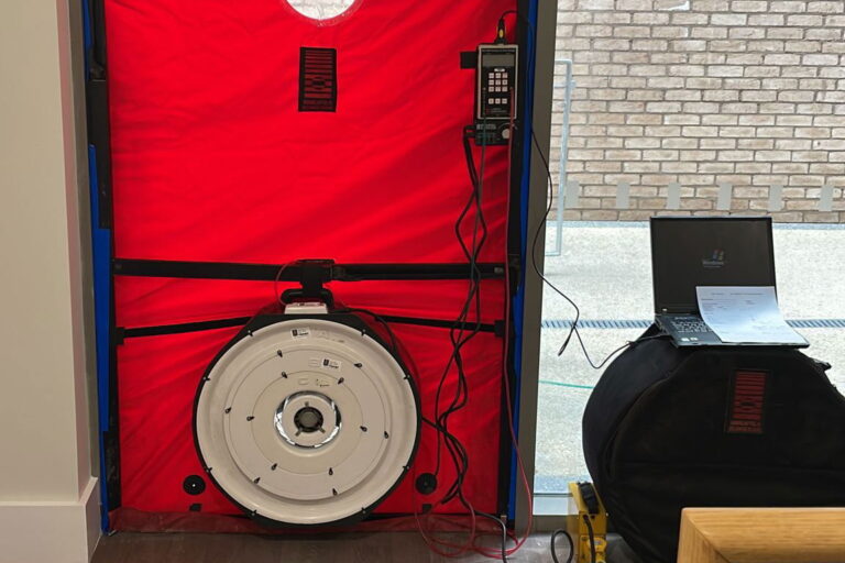 Air Tightness Fan Pressure Testing